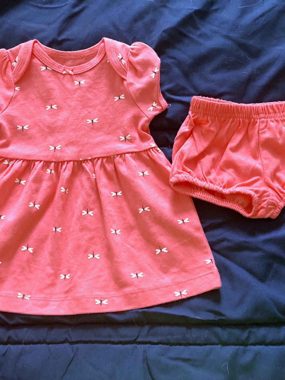 Carter's Just One You Dark Pink New Baby Girl Outfit size 3M